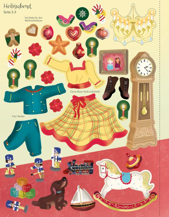 Actual product image My dress-up doll sticker book: The Nutcracker