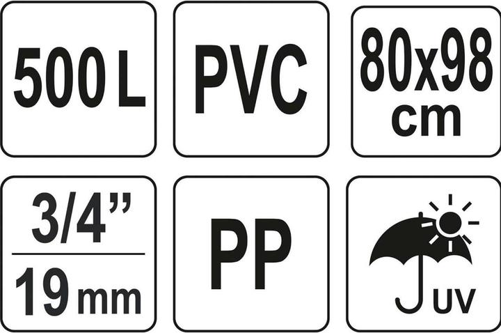 Produktbild Flo-pak Regenwasserspeicher 500l (500 l)