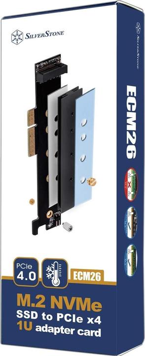 Actual product image Silverstone SST-ECM26-V2 M.2 port (M-Key) in PCIe 4.0 x 4 interface