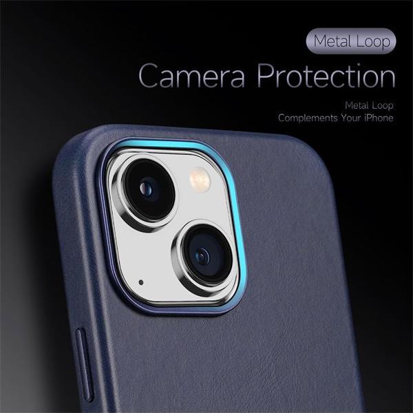 Actual product image Dux Ducis Naples Series Genuine Leather Case (Apple iPhone 14 Plus)