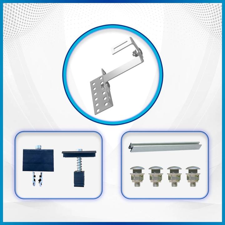 Actual product image Solar Hook Tiled roof installation package for 2 modules (Solar system mounting material)