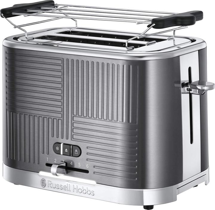 Russell Hobbs 25250-56 Tostapane a 2 scomparti in acciaio Geo
