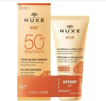 Nuxe Sun Set Crème Solaire Fondante SPF 50 (Suntan cream, SPF 50, 50 ml)