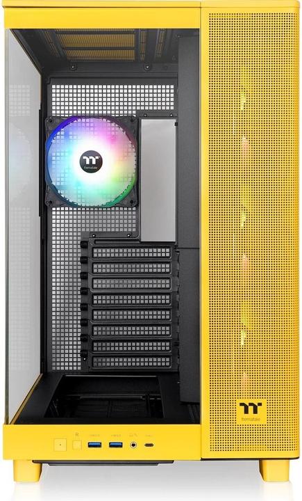 Produktbild Thermaltake Tt View 380 XL TG ARGB Bunblebee (mATX, Mini-ITX, ATX)
