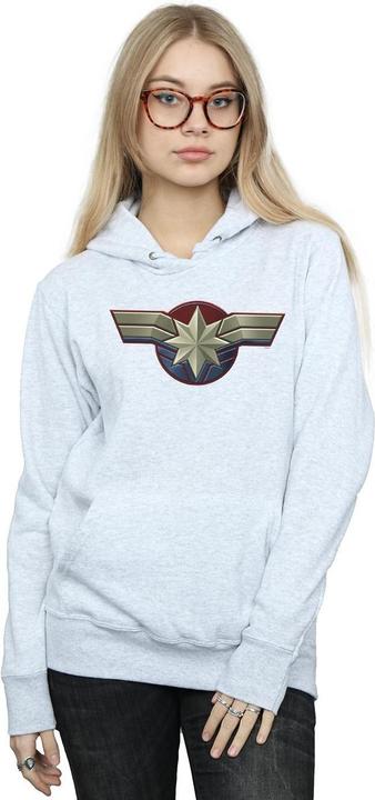 Actual product image Womens/Ladies Captain Chest Emblem Hoodie (XXL)