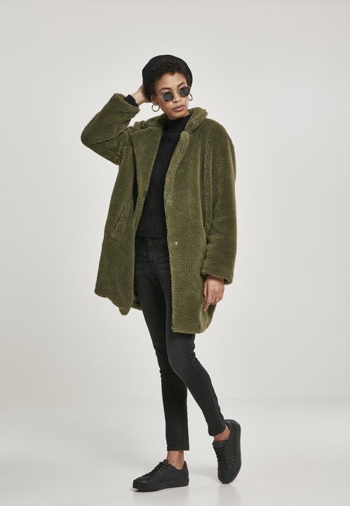Actual product image Urban Classics Ladies Oversized Sherpa Coat (XS)