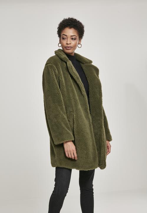 Actual product image Urban Classics Ladies Oversized Sherpa Coat (XS)