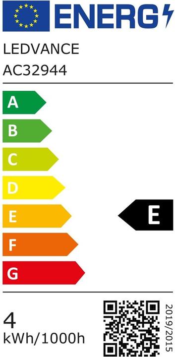 Energie-Label Ledvance Smart Candle 40 (E14, 4 W, 470 lm, 1 x, E)