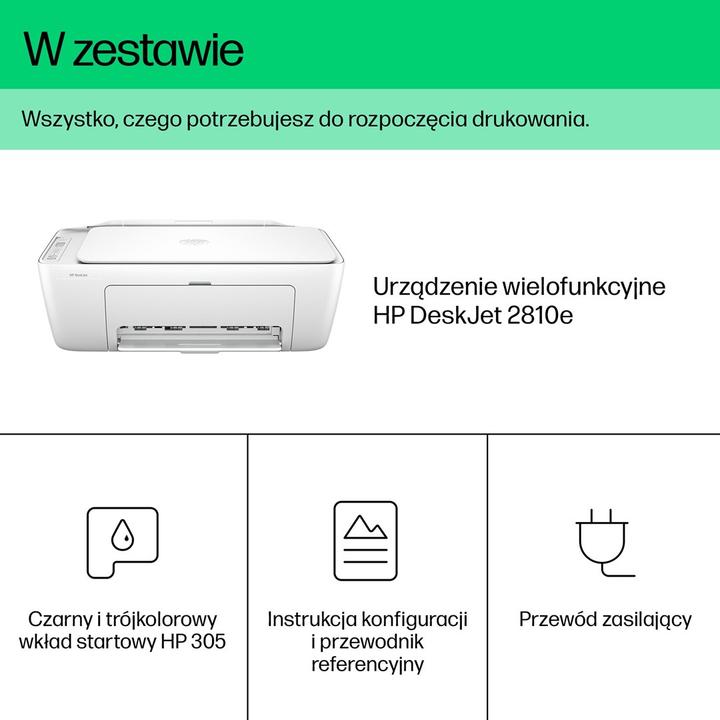 Immagine prodotto HP DeskJet 2810e (Inchiostro, Colore)