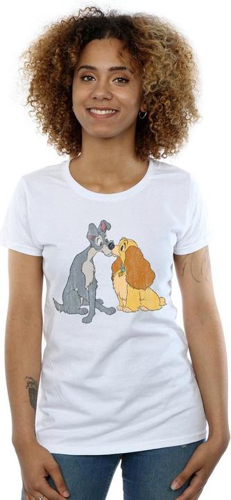 Produktbild Disney Lady And The Tramp Distressed Kiss TShirt (L)