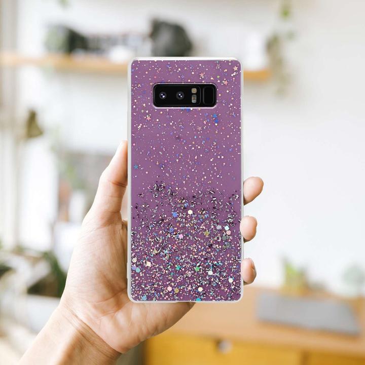 Produktbild Cadorabo TPU Cover funkelnder Glitter (Samsung Galaxy Note 8)