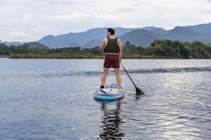 Actual product image Bestway Hydro Force Oceana CompactAir Inflatable Stand-Up Paddleboard Set with Built-in Pump 3.05 m