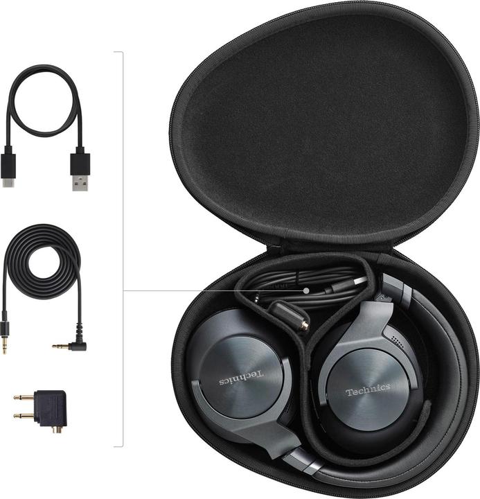 Actual product image Technics EAH-A800E (ANC, 50 h, Wireless, Cable)