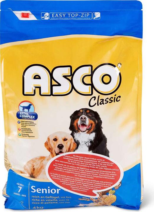 Image du produit Asco Classic Senior Volaille & riz (Senior, 4000 g)
