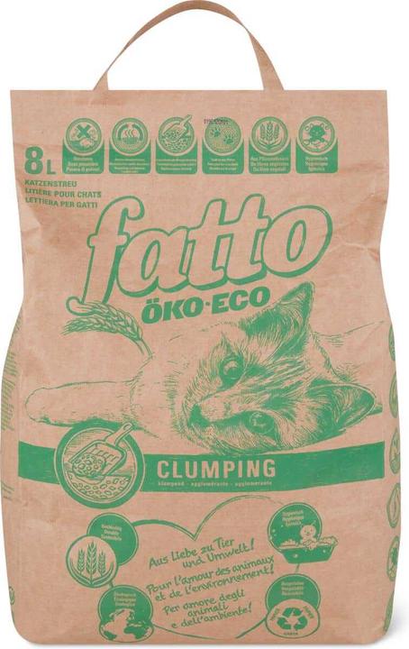 Actual product image Fatto Eco (Clumping, 4.32 kg)