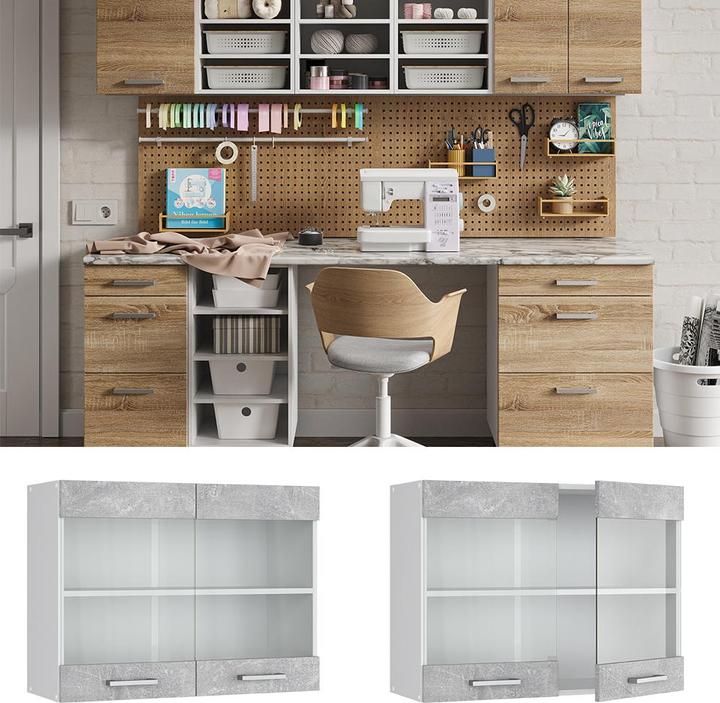 Actual product image Vicco Hängeschrank R-Line (80 x 31 x 60 cm)