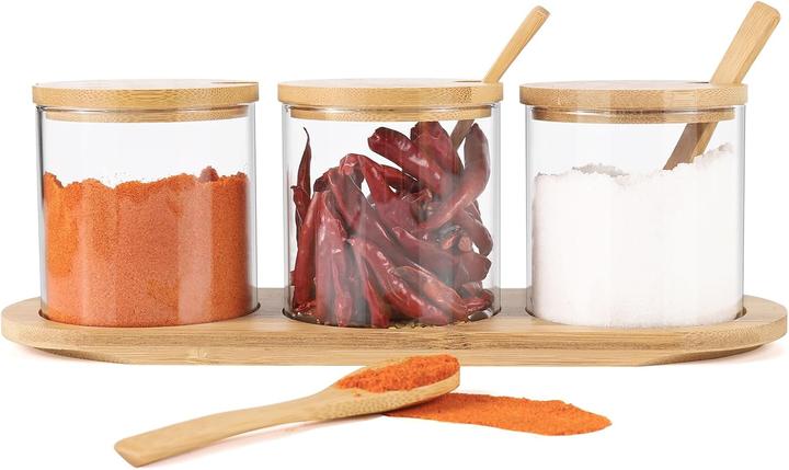 Czemo 3-teiliges Gewürzgläser-Set (0.90 l)
