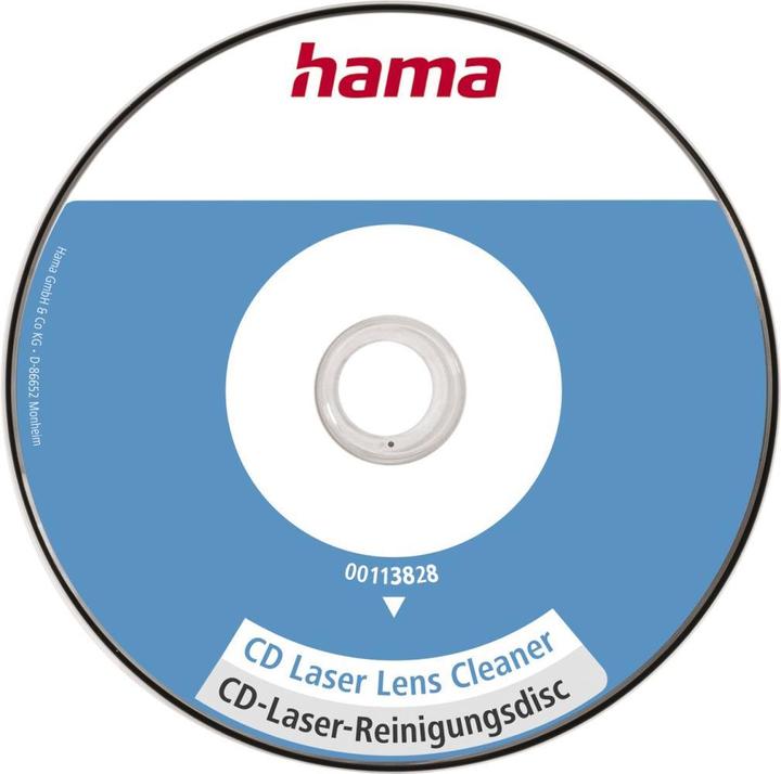 Actual product image Hama CD laser cleaning disc, with cleaning fluid, individually packed (0 x)