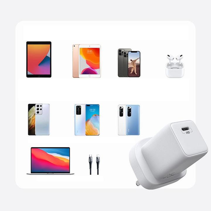 Immagine prodotto Joyroom Caricatore da parete veloce USB Tipo C 25W 3A con spina UK (25 W)