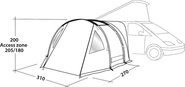 Produktbild Easy Camp Shamrock (Vorzelt, 8.70 kg, 1 Person)