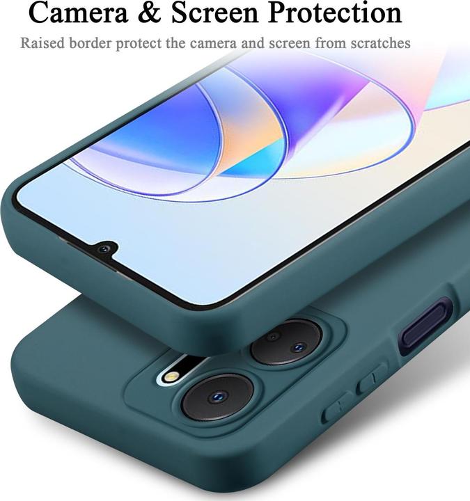 Image du produit Cadorabo Housse pour Honor x7a TPU avec protection liquide en silicone (Honor X7a)