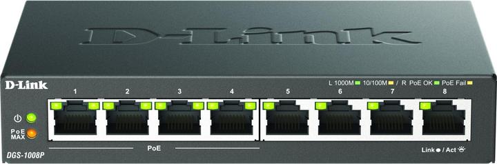 Produktbild D-Link Dgs-1008p (8 Ports)