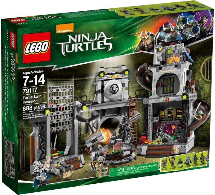 Actual product image LEGO Teenage Mutant Ninja attack on the Turtle hideout (79117)
