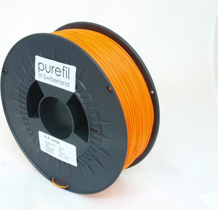 Actual product image Purefil Filament (PLA, 1.75 mm, 1000 g, Orange)