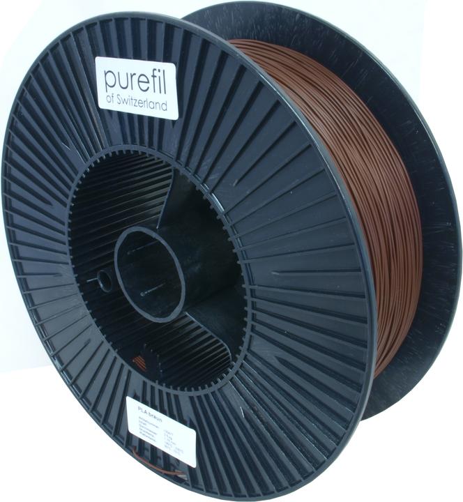 Actual product image Purefil FIlament (PLA, 1.75 mm, 2500 g, Brown)