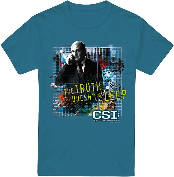 Actual product image Csi: NY Mens Truth Doesn't Sleep T-Shirt (L)