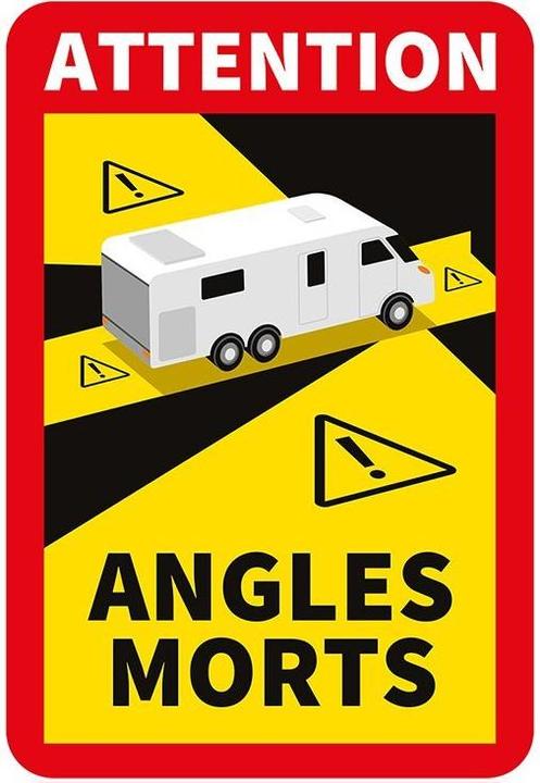 ProPlus Autocollant "Attention Angles Morts!" Camping-car