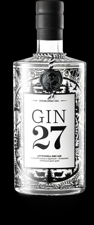 Appenzeller Alpenbitter Gin 27 (1 x 70 cl)