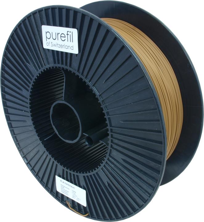 Actual product image Purefil Filament (PLA, 1.75 mm, 2500 g, Brown)