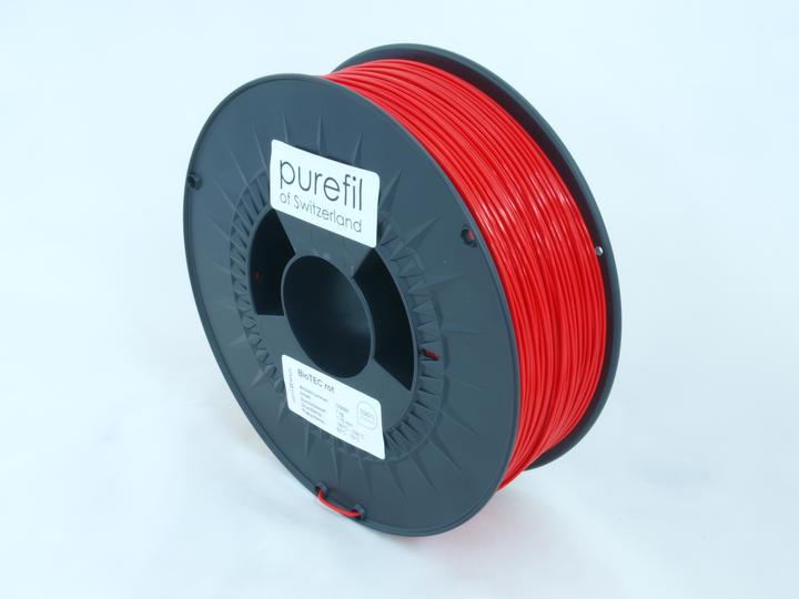 Actual product image Purefil Filament (bioTEC, 1.75 mm, 1000 g, Red)