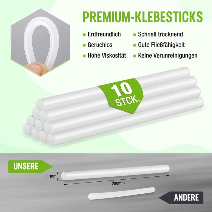 Actual product image Workpro Heissklebepistole inkl. 10 Klebesticks