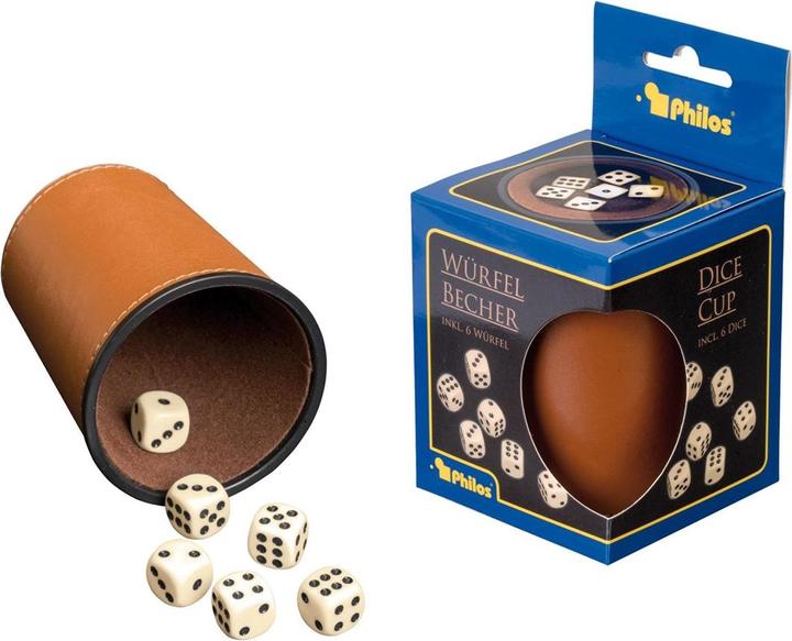 Philos Dice cup incl dice
