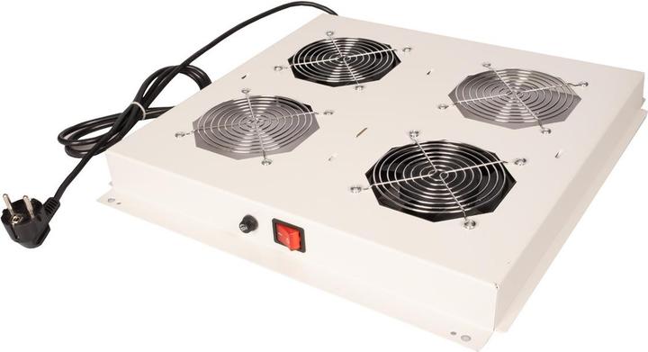 Produktbild Roline 19-inch roof vent unit 2 fans ON/OFF grey