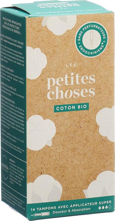Les Petites Choses Tampons mit Applikator super Bio (14 x)