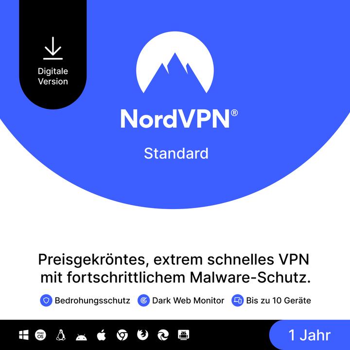 NordVPN Standard (6 User, 12 Monate)
