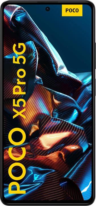 Produktbild Xiaomi Poco X5 Pro (128 GB, Black, 6.67", Dual SIM, 108 Mpx, 5G)