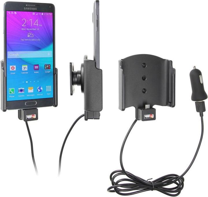 Actual product image Brodit Active holder with USB Samsung Galaxy Note 4