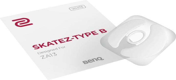 Produktbild BenQ Zowie Skatez Typ B weisse Mausfüsse für ZA13 Maus, weisses Teflon, 0,45 mm Dicke