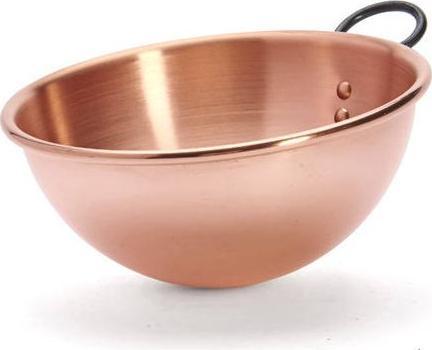 Produktbild de Buyer Schlagschüssel aus Kupfer Ø 20cm mit Ring-Griff (20 cm, 1 x)