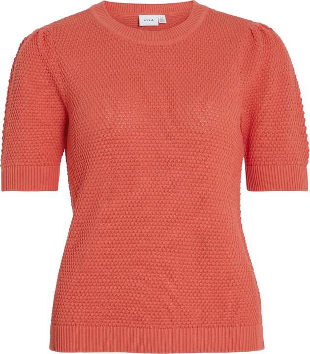 Vila Kurzärmeliges Strickoberteil
