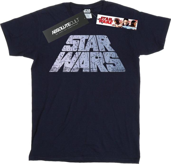 Actual product image Star Wars Mens Silver Logo T-Shirt (XXL)