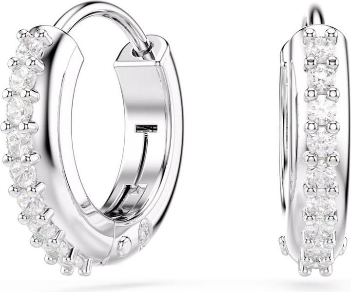 Produktbild Swarovski Matrix Kreolen Rundschliff Weiss (Swarovski Metall)