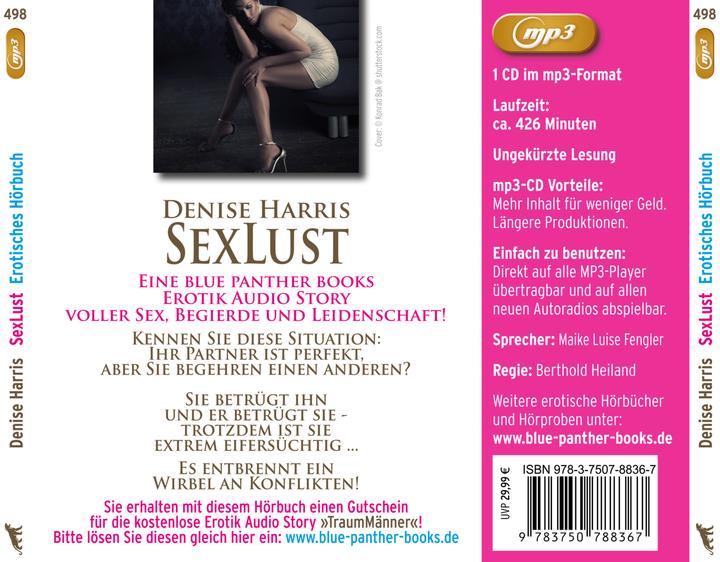 Image du produit Harris:SexLust Erotique Histoire audio E (Denise Harris, Allemand)