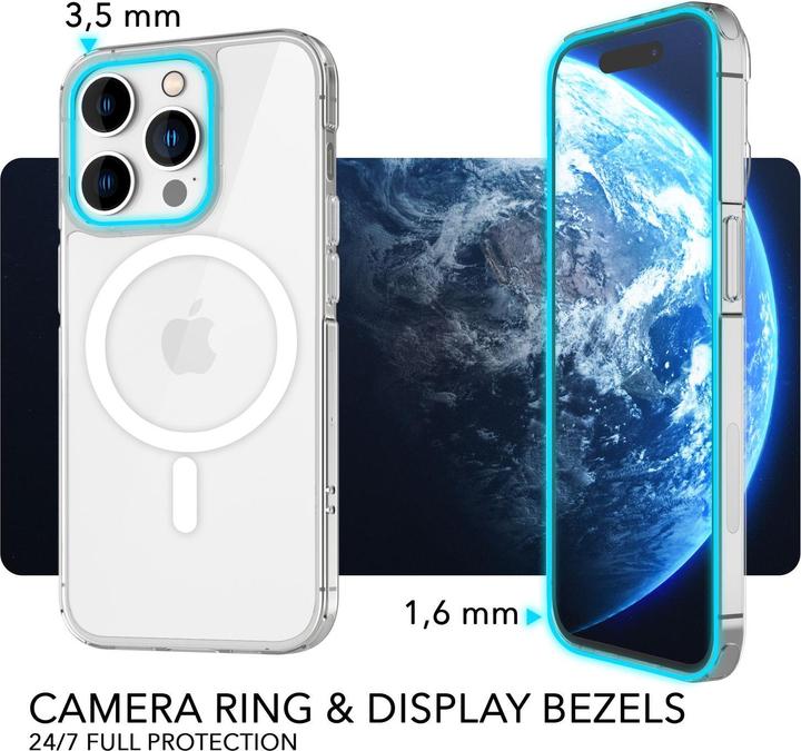 Actual product image Nalia Clear Transparent Silicone Sleeve (Apple iPhone 14 Pro)