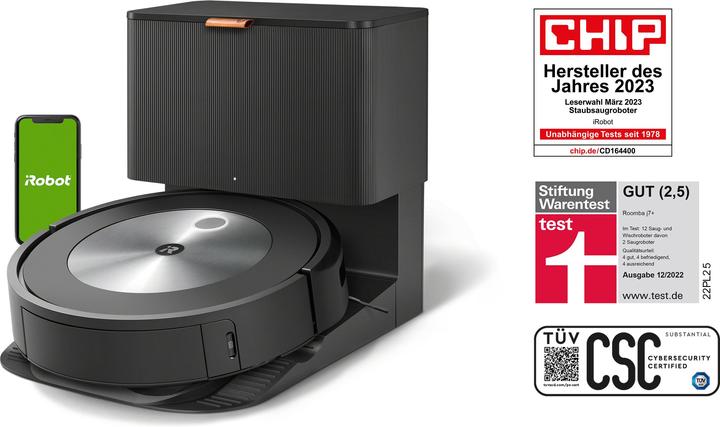 Actual product image iRobot Roomba j7+ (Robot vacuum)
