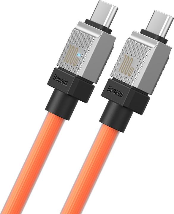 Produktbild Baseus Cable USB-C do USB-C CoolPlay 100W 1m (orange) (1 m, USB 3.2 Gen 2)